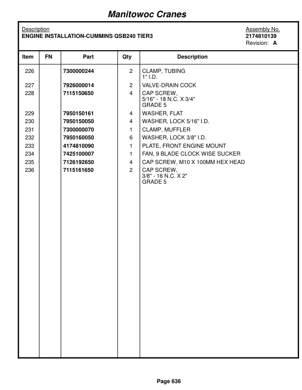 Grove RT760E Crane Parts Manual 227993 2017-3