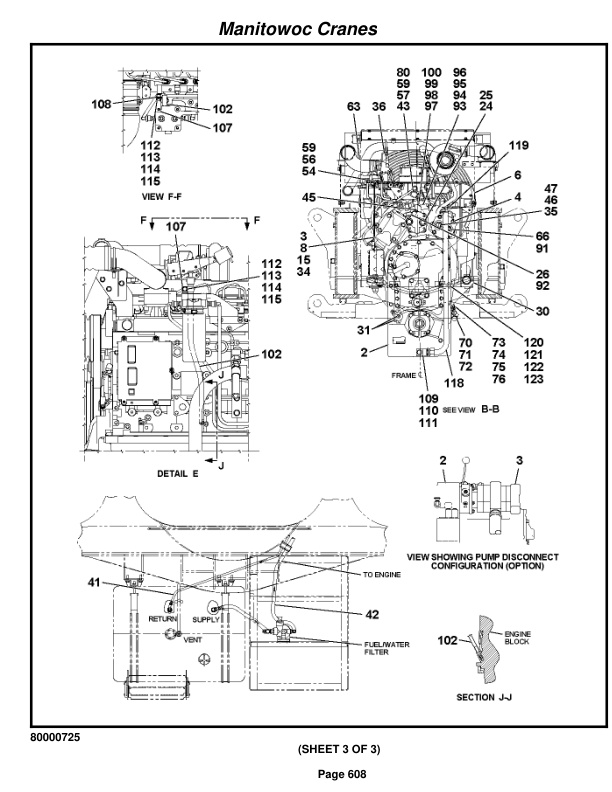 Grove RT760E Crane Parts Manual 228304 2015-3