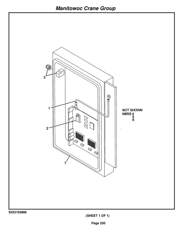 Grove RT760E Crane Parts Manual 228306 2008-2