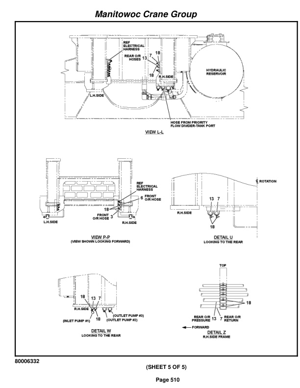 Grove RT760E Crane Parts Manual 228306 2008-3