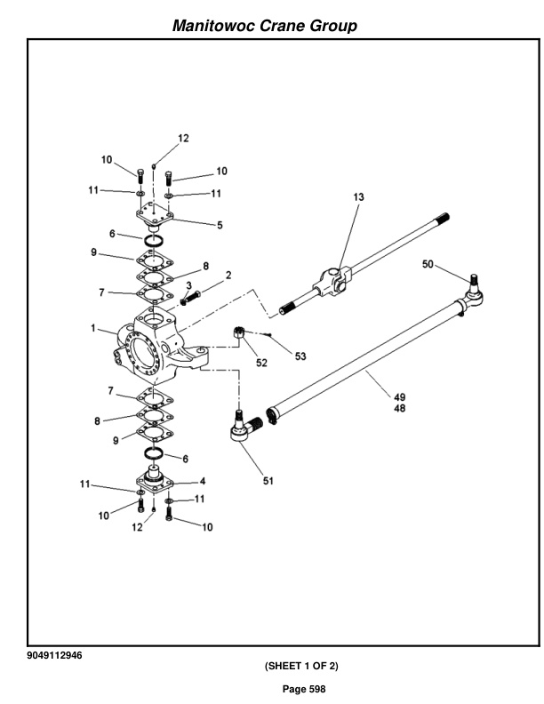 Grove RT760E Crane Parts Manual 228612 2008-3