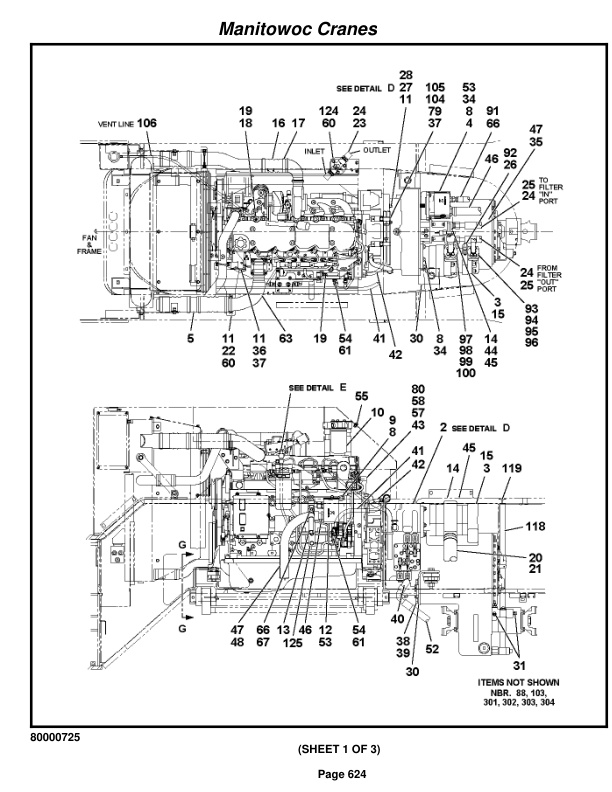 Grove RT760E Crane Parts Manual 228615 2014-3