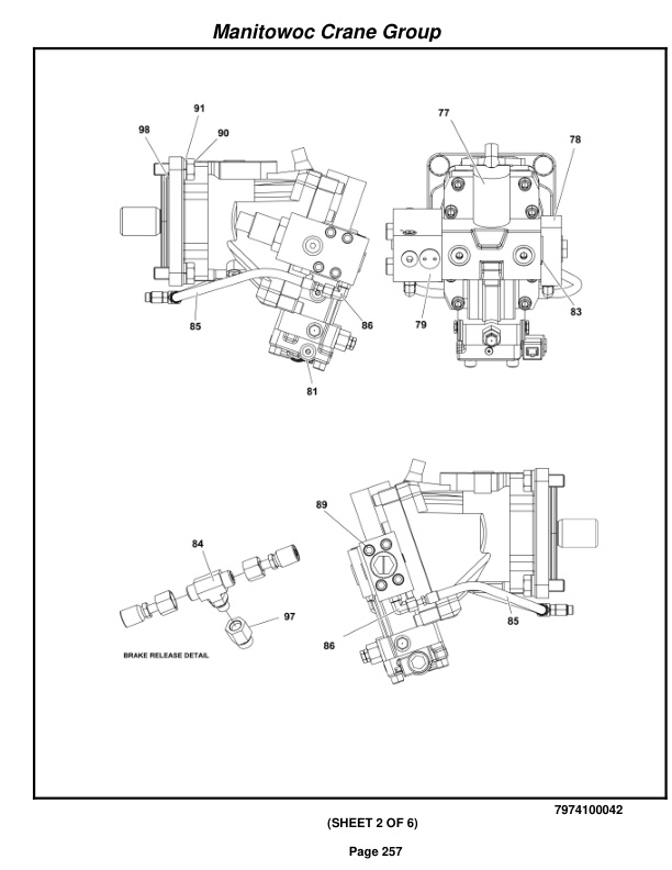 Grove RT760E Crane Parts Manual 228804 2008-2