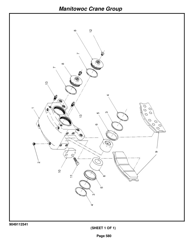 Grove RT760E Crane Parts Manual 229256 2008-3