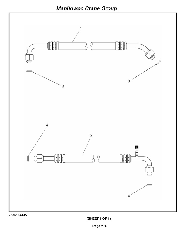 Grove RT760E Crane Parts Manual 229320 2008-2