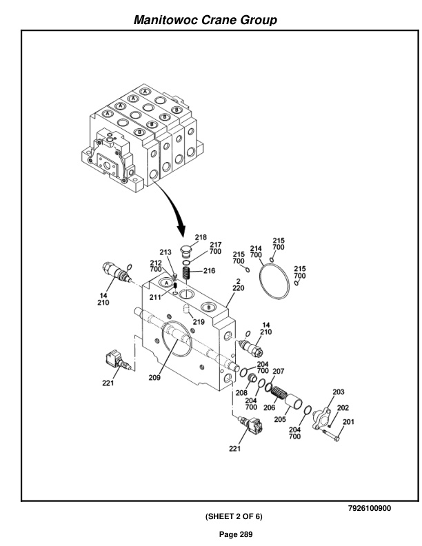 Grove RT760E Crane Parts Manual 229410 2008-2