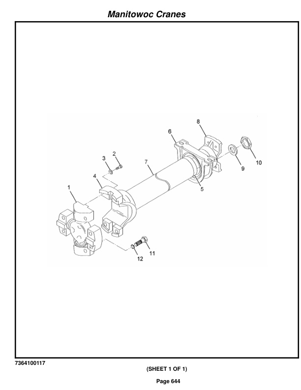 Grove RT760E Crane Parts Manual 229522 2017-3