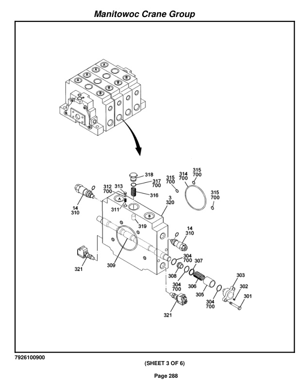 Grove RT760E Crane Parts Manual 229697 2008-2