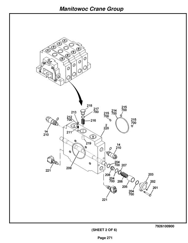 Grove RT760E Crane Parts Manual 229701 2009-2