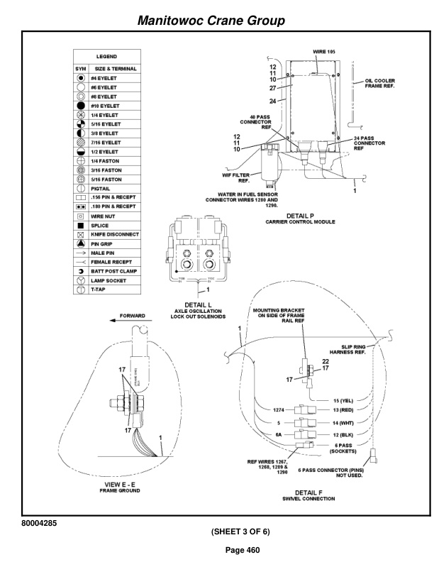 Grove RT760E Crane Parts Manual 230197 2009-3