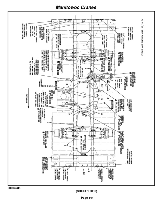 Grove RT760E Crane Parts Manual 230640 2009-3