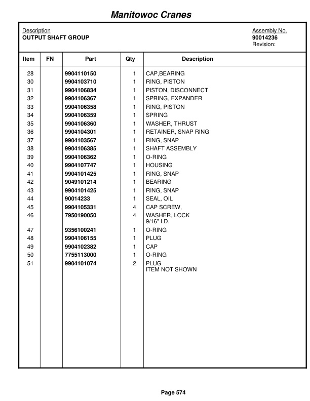 Grove RT760E Crane Parts Manual 230905 2010-3