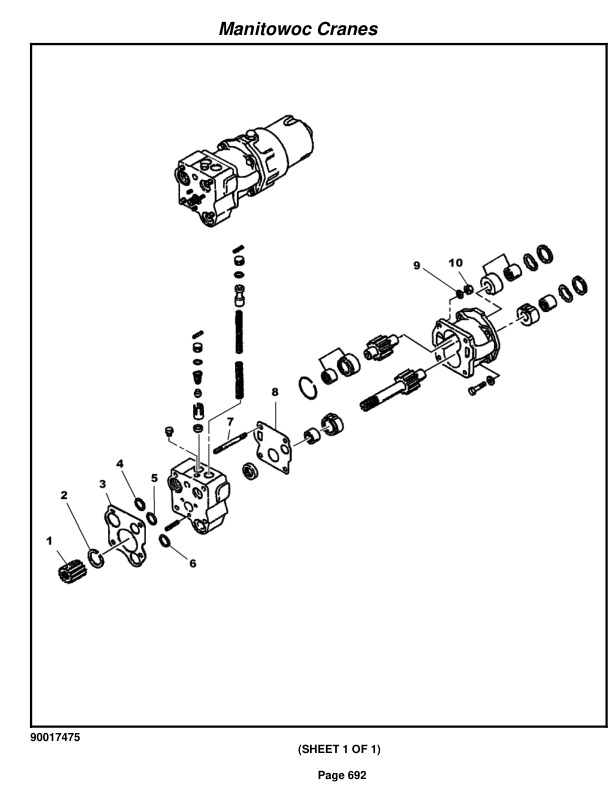 Grove RT760E Crane Parts Manual 231421 2010-3