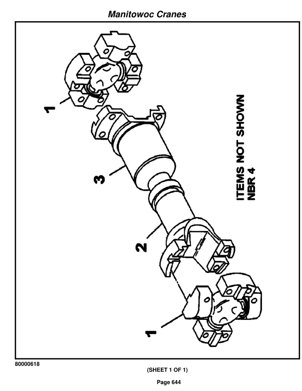 Grove RT760E Crane Parts Manual 231475 2016-3