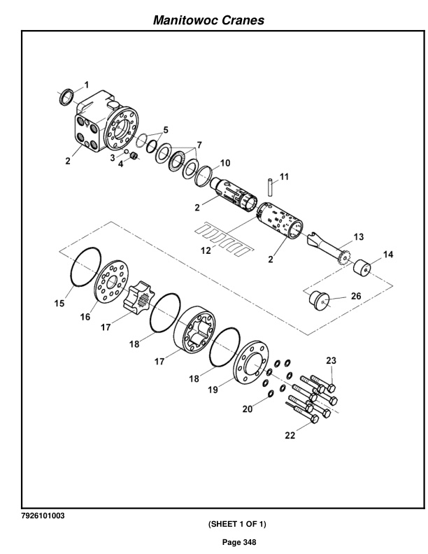 Grove RT760E Crane Parts Manual 231574 2011-2