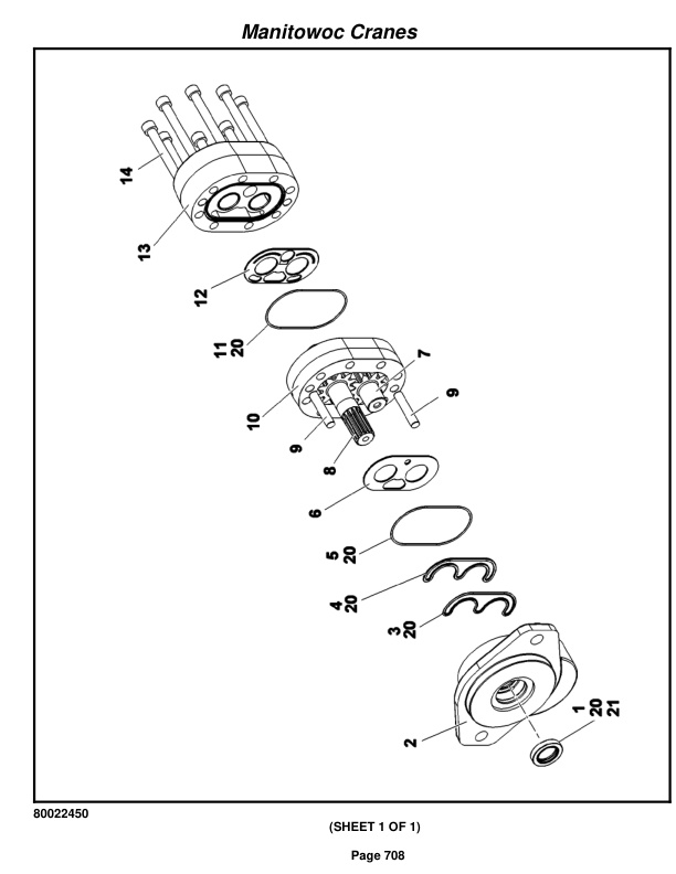 Grove RT760E Crane Parts Manual 231605 2011-3