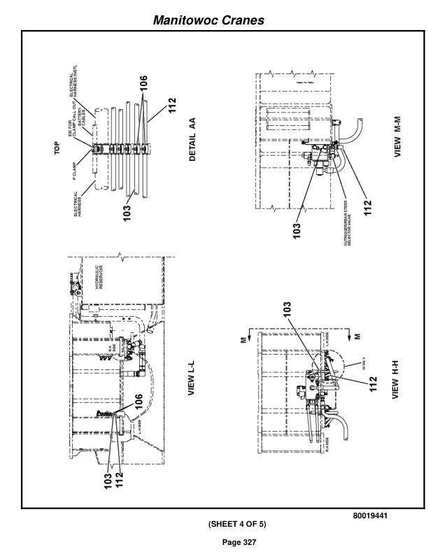 Grove RT760E Crane Parts Manual 231893 2011-2