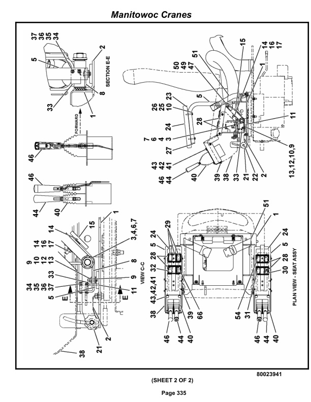 Grove RT760E Crane Parts Manual 231940 2013-2