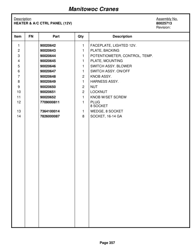 Grove RT760E Crane Parts Manual 231946 2011-2