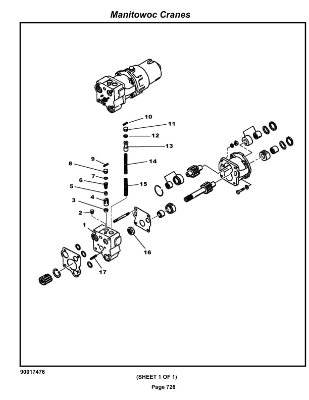 Grove RT765E-2 4 SECT Crane Parts Manual 236057 2018-3