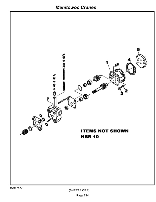 Grove RT765E-2 4 SECT Crane Parts Manual 236110 2018-3