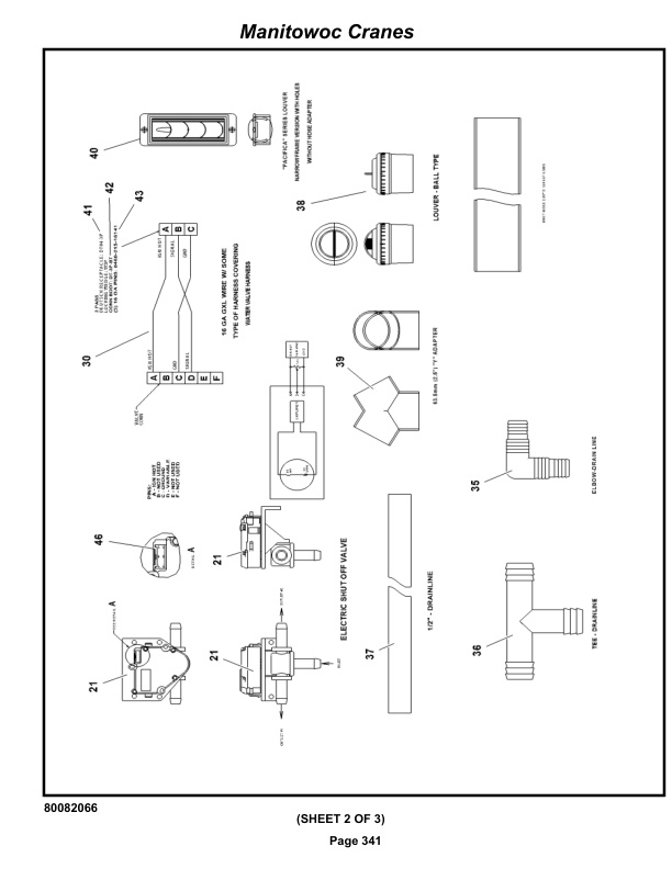 Grove RT765E-2 4 SECT Crane Parts Manual 236148 2019-2