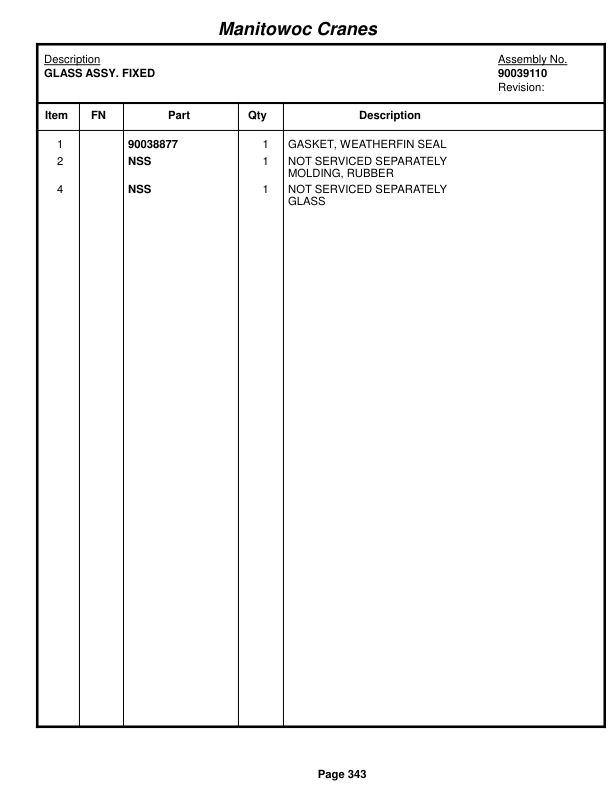 Grove RT765E-2 4 SECT Crane Parts Manual 236268 2018-2