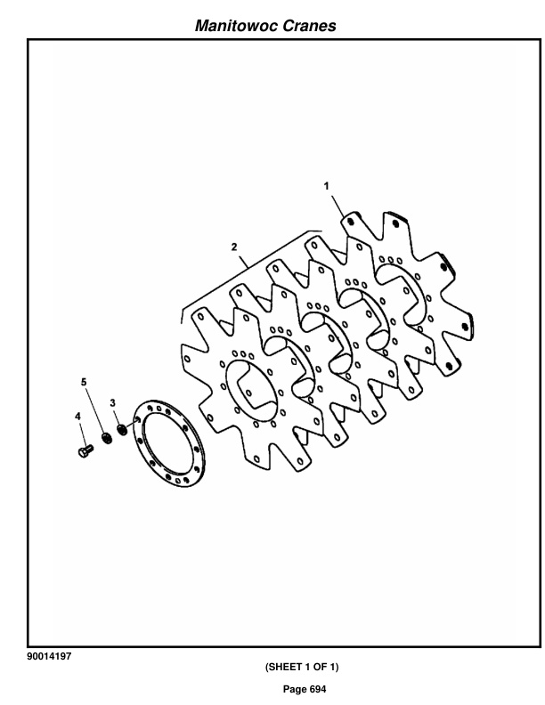 Grove RT765E-2 Crane Parts Manual 232463 2017-3