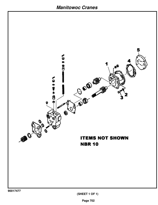 Grove RT765E-2 Crane Parts Manual 232493 2012-3