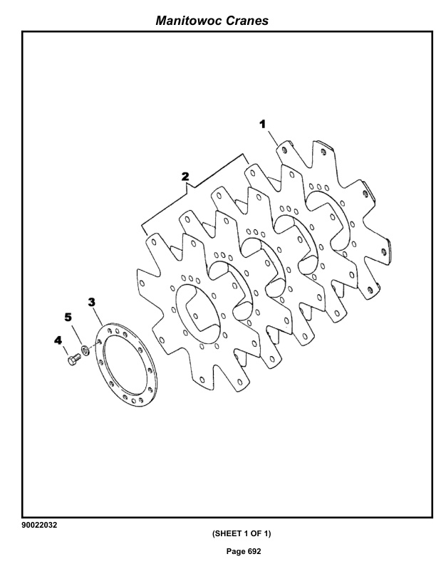 Grove RT765E-2 Crane Parts Manual 233078 2012-3