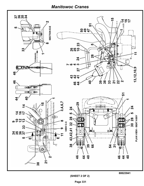 Grove RT765E-2 Crane Parts Manual 233211 2012-2