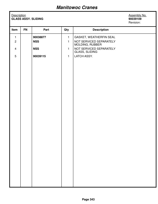 Grove RT765E-2 Crane Parts Manual 235341 2017-2