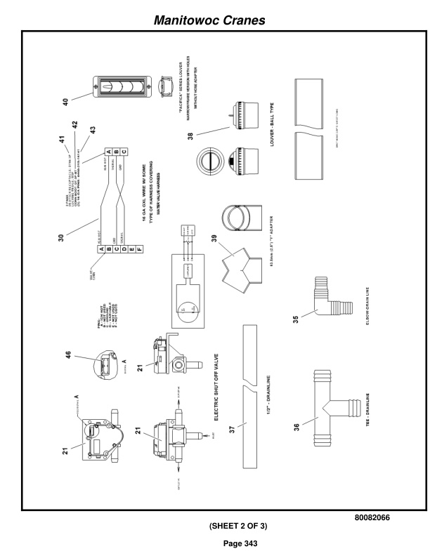 Grove RT765E-2 Crane Parts Manual 235576 2016-2