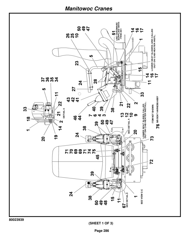 Grove RT765E-2 Crane Parts Manual 235594 2016-2