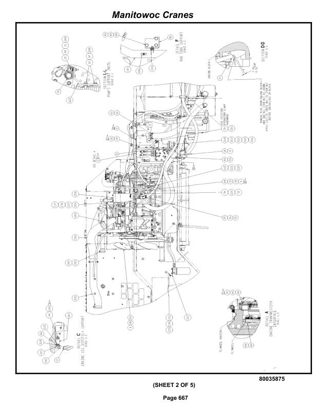 Grove RT765E-2 Crane Parts Manual 280040 2012-3