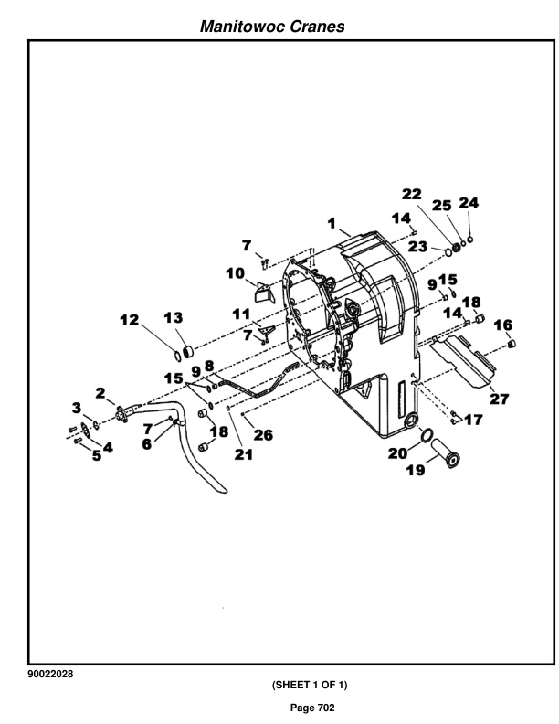 Grove RT770E 5 SEC Crane Parts Manual 236027 2017-3