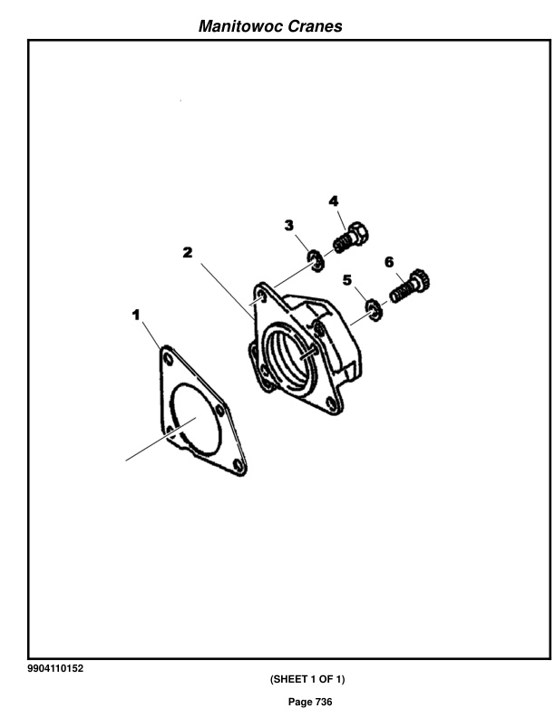 Grove RT770E 5 SECT Crane Parts Manual 235711 2016-3