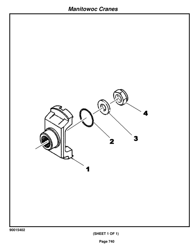 Grove RT770E 5 SECT Crane Parts Manual 236018 2018-3