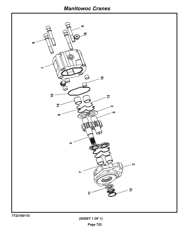 Grove RT770E 5 SECT Crane Parts Manual 236317 2019-3