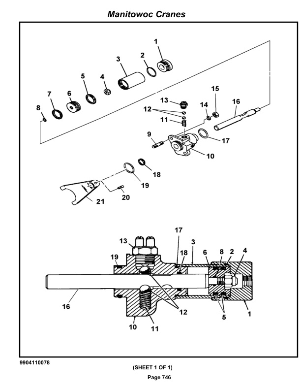 Grove RT770E 5 SECT Crane Parts Manual 236513 2019-3