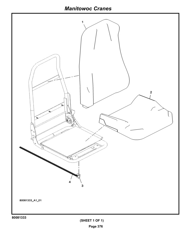 Grove RT770E 5 SECT Crane Parts Manual 236555 2019-2