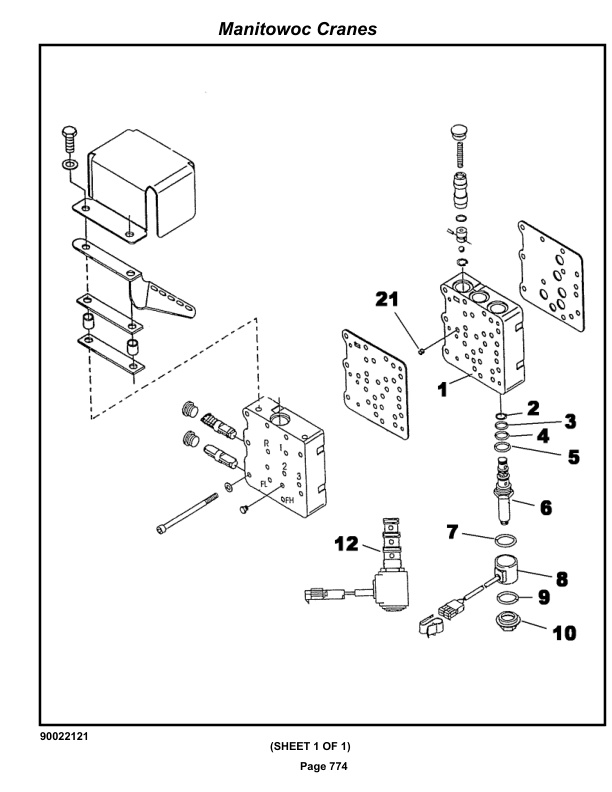 Grove RT770E 5 SECT Crane Parts Manual 236664 2019-3