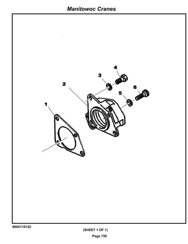 Grove RT770E 5 SECT Crane Parts Manual 236742 2019-3