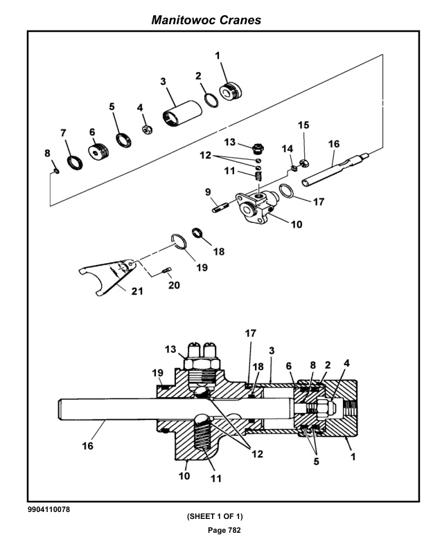 Grove RT770E 5 SECT Crane Parts Manual 236816 2019-3