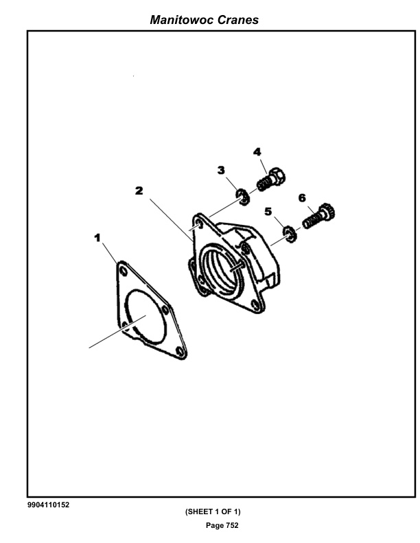 Grove RT770E 5 SECT Crane Parts Manual 236902 2020-3