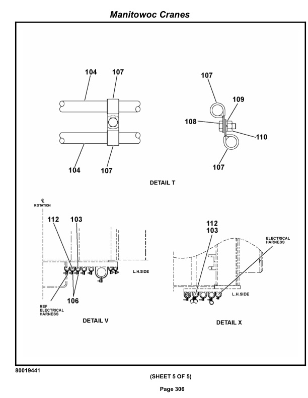 Grove RT770E Crane Parts Manual 233877 2013-2