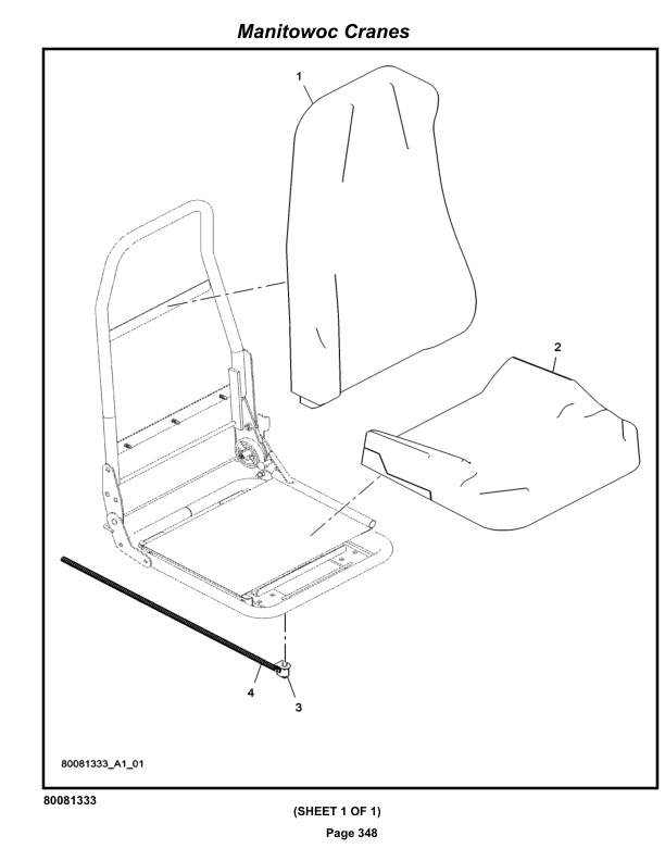 Grove RT770E Crane Parts Manual 236891 2021-2