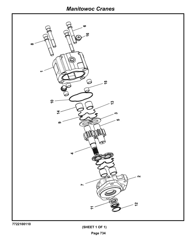 Grove RT770E Crane Parts Manual 237168 2021-3