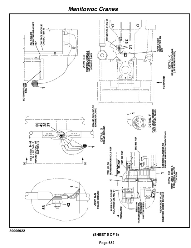 Grove RT800E Crane Parts Manual 230515 2009-3