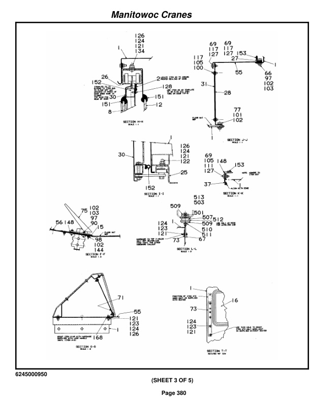 Grove RT855B Crane Parts Manual 77725 2017-2